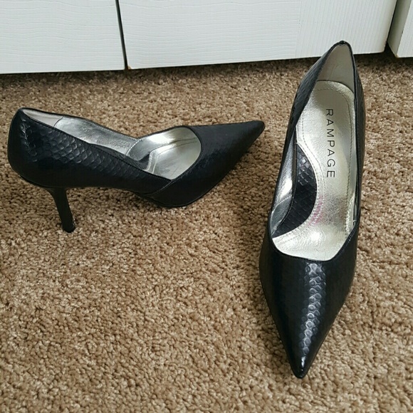 Rampage Black heels