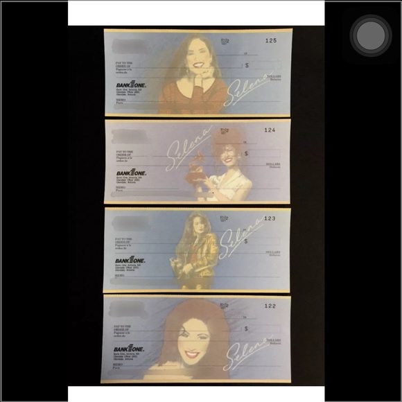 Selena Quintanilla rare checks by bank1