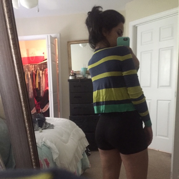 BCBG ColorBlock Striped Top - Picture 2 of 2