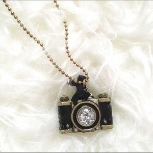 Betsey Johnson Camera Necklace