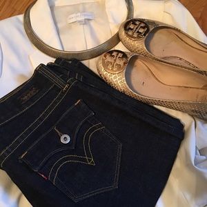 Levi's 542 tilted flare jeans