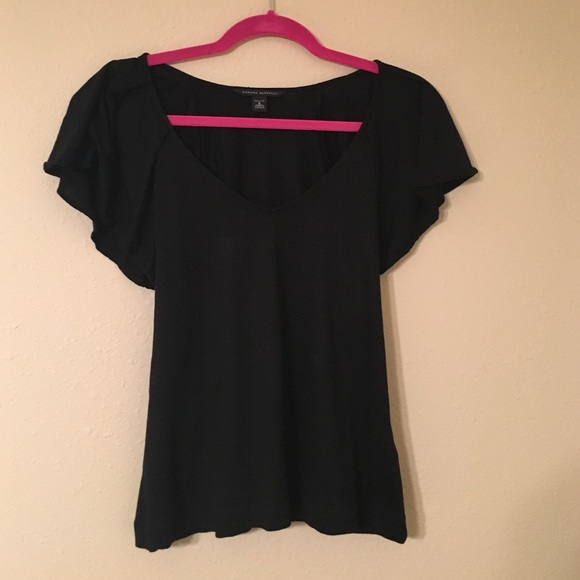 BANANA REPUBLIC black crop top
