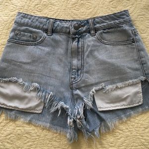 BDG / UO High Rise Lou Hi-Low Shortie