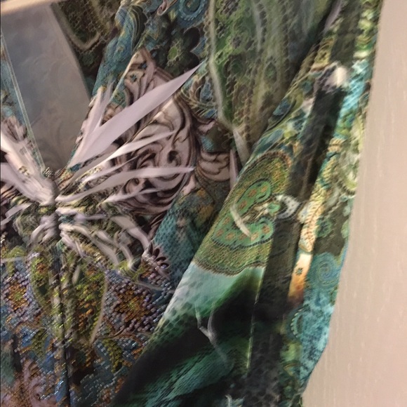 S-Twelve 3/4 Sleeve Dress. - Picture 3 of 4