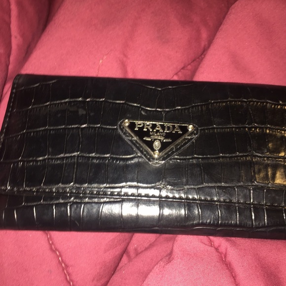 Leather Prada Wallet