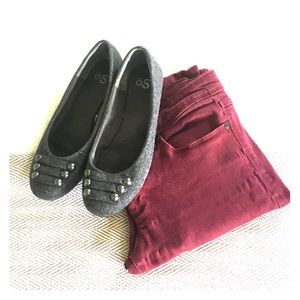 Gray Flats - Size 7.5