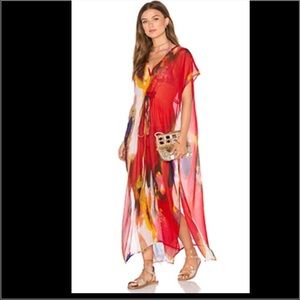 Michael Stars Caftan Coverup, pastel garden