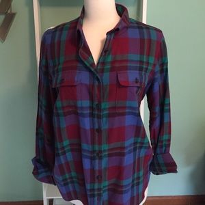 Jewel toned flannel