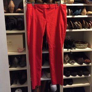 Cute red stretchy dress pant