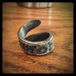 Handmade spoon ring stainless steel