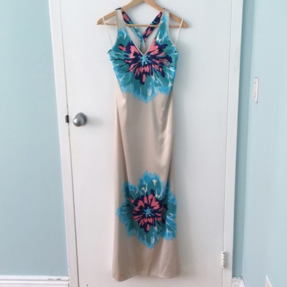 Silly halter maxi dress