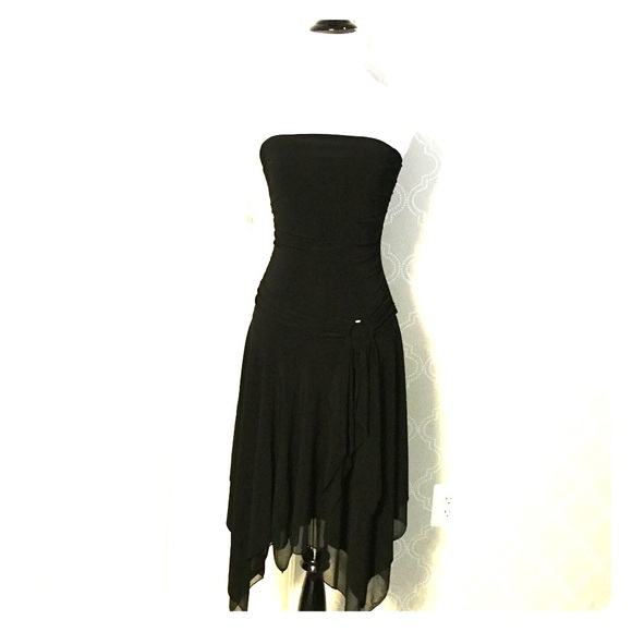 Black Asymmetrical Dress