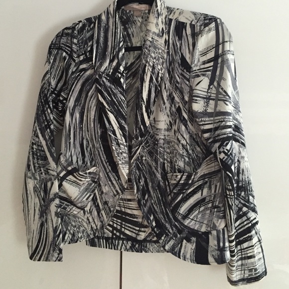 Fun graphic flowy cardigan