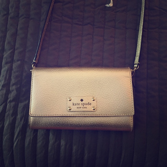 Kate Spade Gold Cross Body