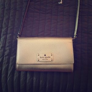 Kate Spade Gold Cross Body