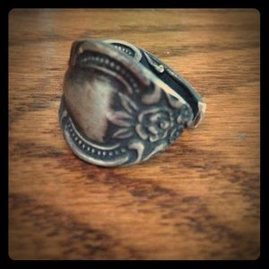 Stainless steel spoon ring 10.5