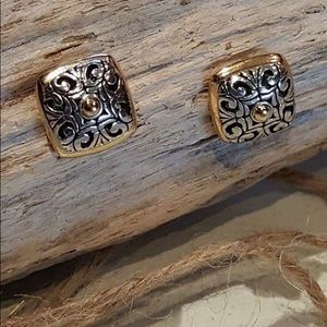 Host Pick🍾 Talbots Silver & Gold Stud earrings