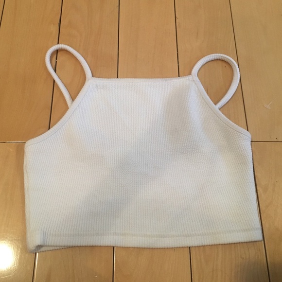 topshop halter crop top