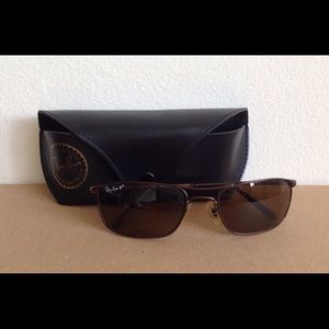Ray-Ban RB3132 polarized sunglasses with case
