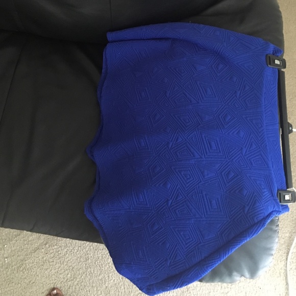 Blue floppy skirt