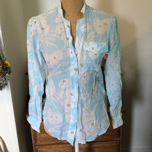 Airy floral blouse