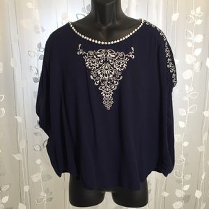 Cato Poncho Crop Top