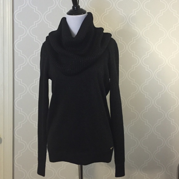 Michael Kors Sweater w/ Detachable Cowl Neck Scarf
