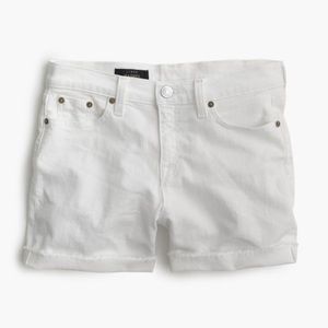 J. Crew denim shorts in white size 30