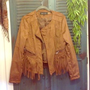 suede fringe jacket