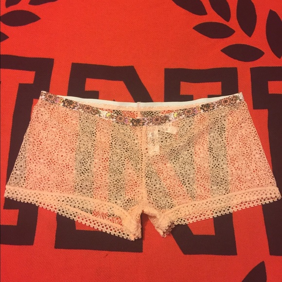 ❗1 Last L❗️VS Pink Lace Shortie Minishort Panties - Picture 4 of 4
