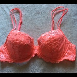 Coral Victoria's Secret PINK bra