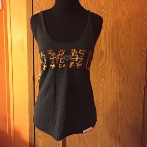 Diamond supply racetrack Cheetah tank top