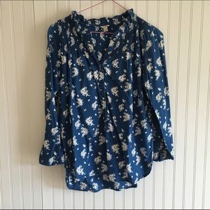 J. Crew Floral Blouse