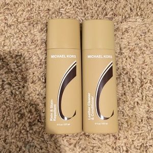 MK RAIN/STAIN REPELLENT and LEATHER CLEANER