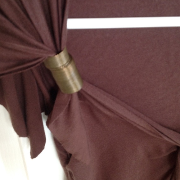 Cute Vertigo Paris brown summer shirt💕 - Picture 2 of 4
