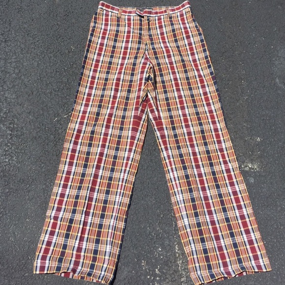 Classic madras print Abercrombie & Fitch pants