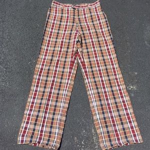 Classic madras print Abercrombie & Fitch pants