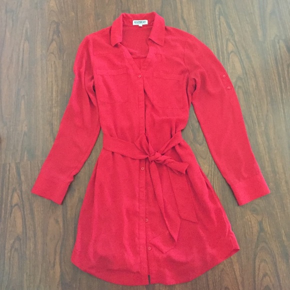 Express shirt dress