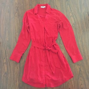 Express shirt dress