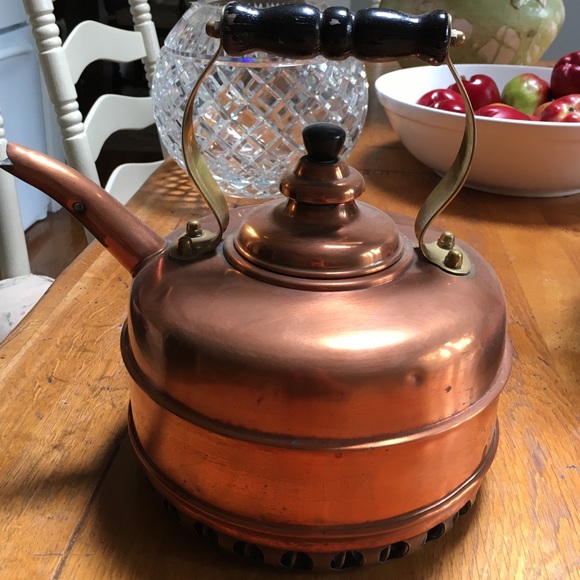Williams Sonoma copper tea pot
