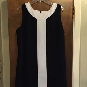 Black and white dress