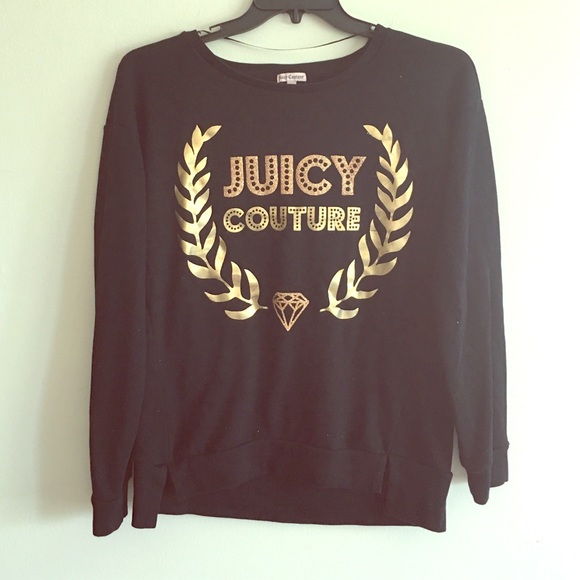 Juicy couture black sweatshirt vs short bundle