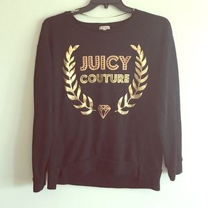 Juicy couture black sweatshirt vs short bundle