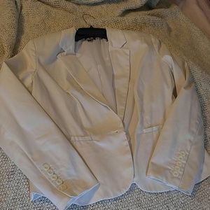 Worthington white blazer