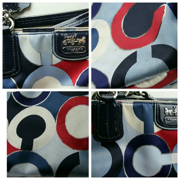 Additonal photos of exterior markings on Coach bag