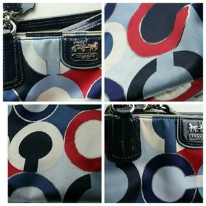 Additonal photos of exterior markings on Coach bag