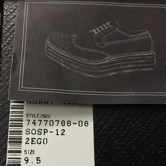 Prada leather platform Oxford shoes main image 4