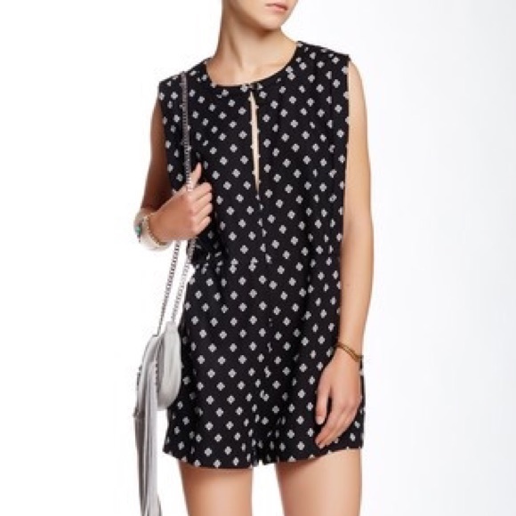 Ashley Linen Romper from Free People. Never worn.