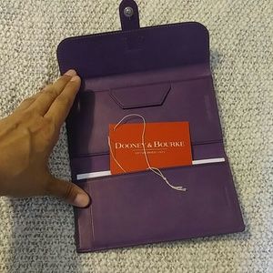 Dooney and Bourke purple checkbook holder