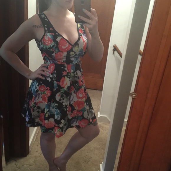 Iron Fist Skull & Roses Dress